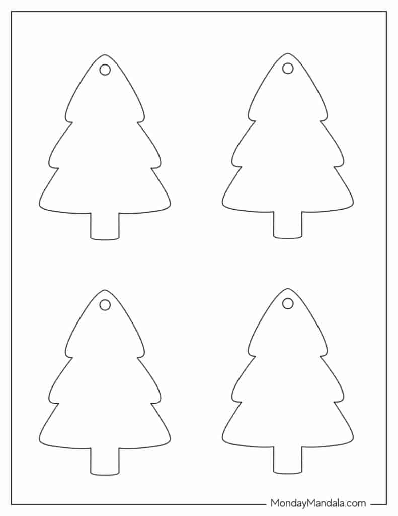 200 printable christmas ornaments (free templates)